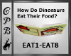 How Do Dino Eat Food