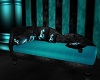 Teal Dragon chaise loung