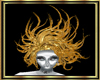 Gold MetalHead Hair