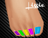 *L* Perfect Neon Toes P