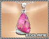 E~ Pink Stone Necklace