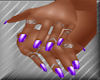 CRF* Purple Nails w/ring