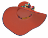 Adrianna Orange Hat