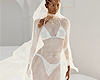 Couture Satin Veil White