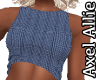 AA Denim Knit Crop Top