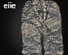 E. Baggy Camo Jeans