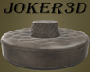 Leather sofa with button