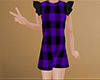 Purple N Gown Plaid Girl