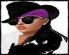 Black Hat & Purple Banda
