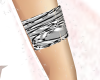 left silver arm band