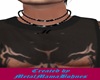 custom M necklace