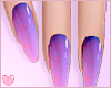 Kawaii Purple Nails