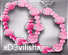 ✘Pink Pearls Earrings