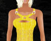 D Yellow Fashion Dress