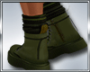 B* Army Green Boots