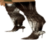 bronze gator boots