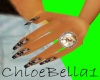 Chloe Asian Black Nails