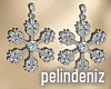 [P] Snowflake earrings