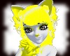 Yellow Wht Fox Tail