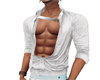Open Shirt and Tie