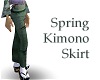 Spring Kimono Skirt