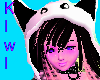 Panda Alike Kitten hat