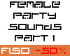 female party-sound/voice