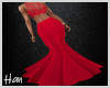 Claret Red Gown