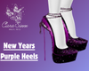 New Years Purple Heels