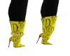 Yellow Dior Boots
