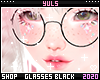 !!Y - Glasses Black