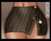 F BROWN SKIRT