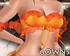 Frilly Kini Orange