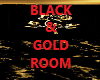 BLACK AND GOLD ROOM