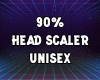 X. HEAD SCALER 90%