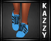}KC{ Blue Sneakers