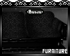 [B] Black vintage couch