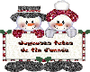 Christmas Snowmans Word