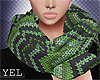 [Y] Micca green scarf