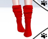 .M. Slouch Boots - Red