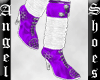 agency boots purple