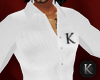 (k) Loose K Shirt White