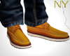 NY|Boat Shoes Leather