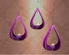 Hanging Candles Purple