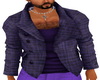 Purple Plaid W/Shirt M