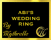 ABI'S WEDDING RING