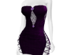 sexy laceup dress purple