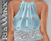 Teal Bandana Halter V2