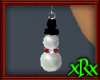 Snowman Earrings Ruby