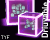 Neon cube deco